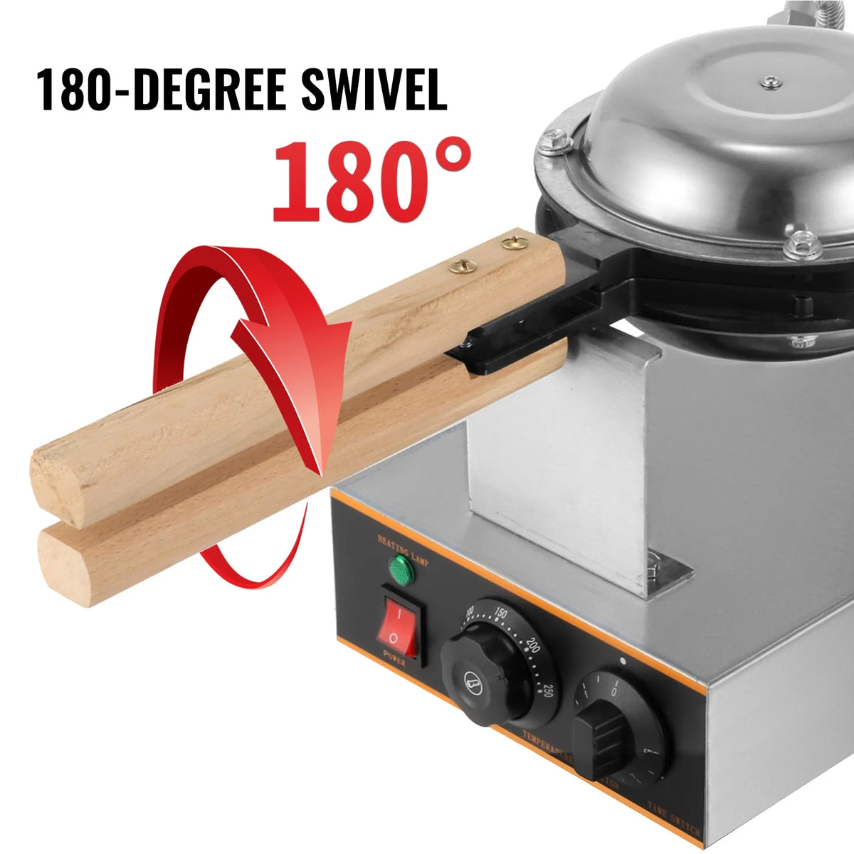 1400W Electric Nonstick Bubble Waffle Maker G540