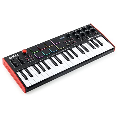 37 Mini Keys USB MIDI Keyboard Controller with 8 MPC Pads F811