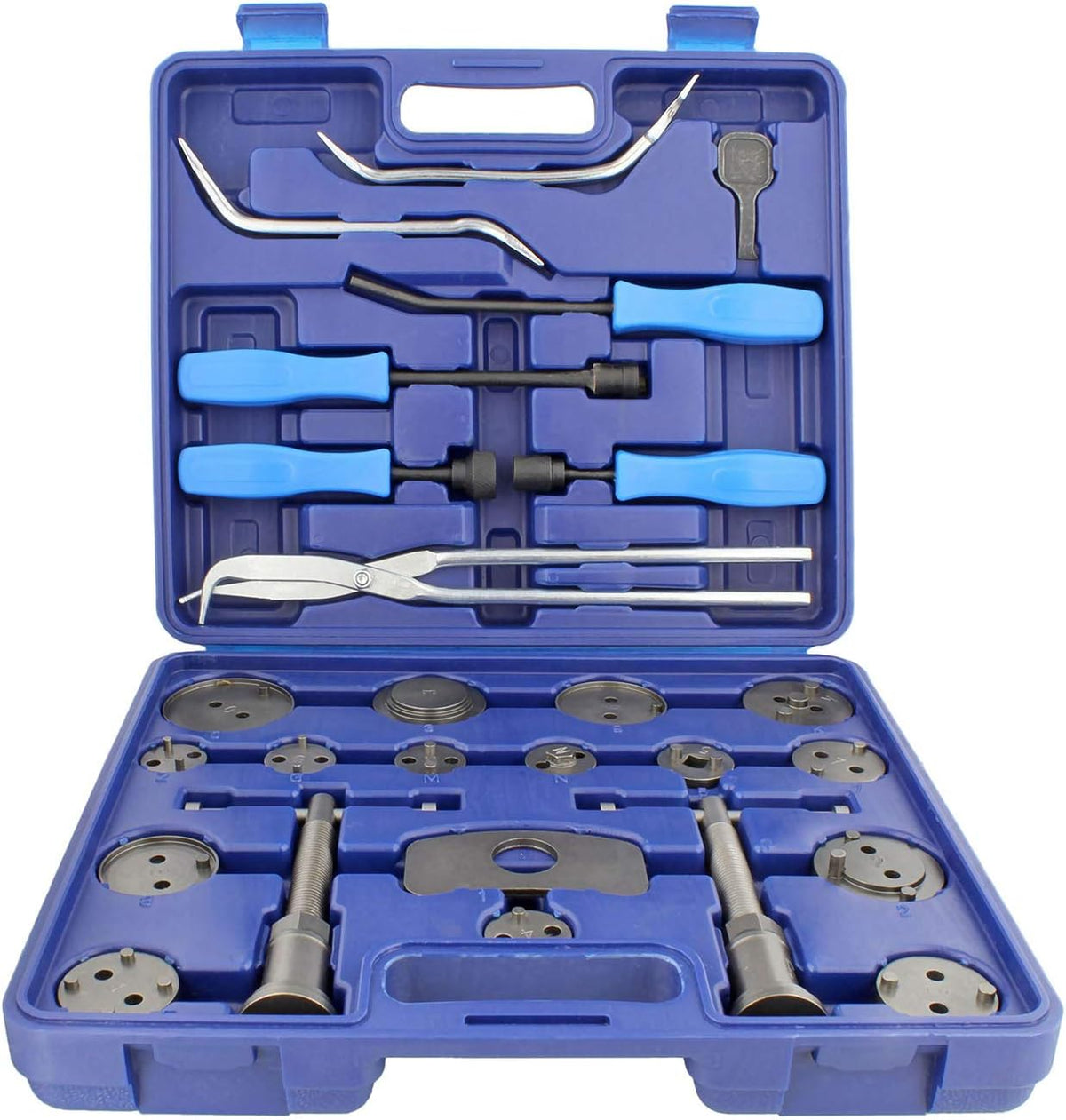 18 Pc Disc Brake Caliper Tool Kit & 8 Pc Drum Brake Tool Kit D564358