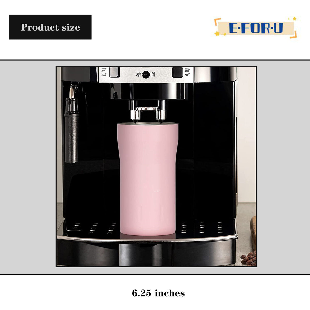 12 oz Insulated Stainless Steel Coffee Mug with Flip Lid B2468