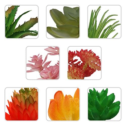 22pcs Green Artificial Succulents D953700