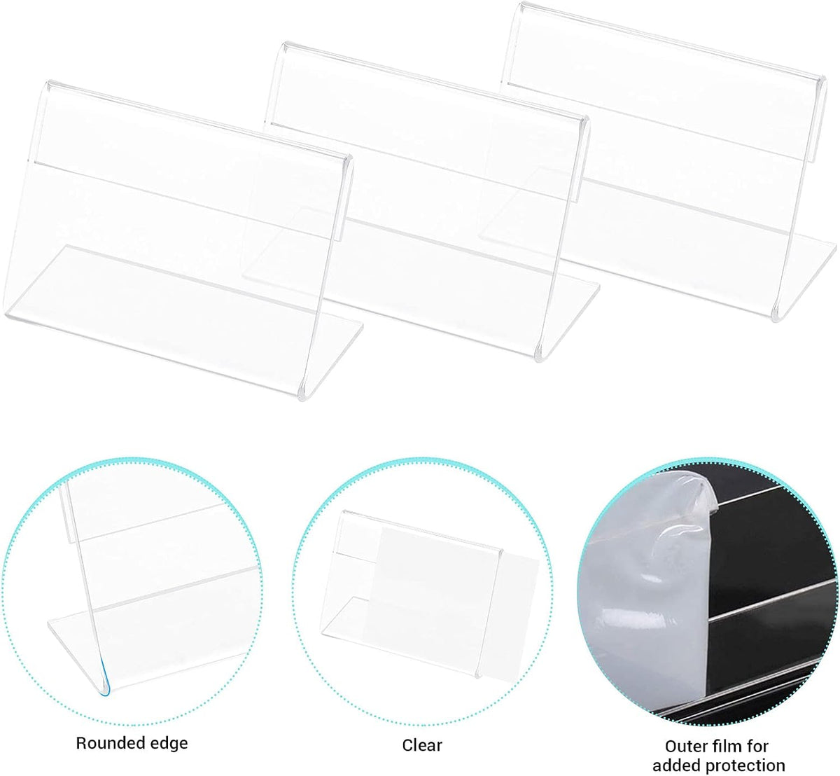 20PCS Acrylic Clear Sign Holder G914984