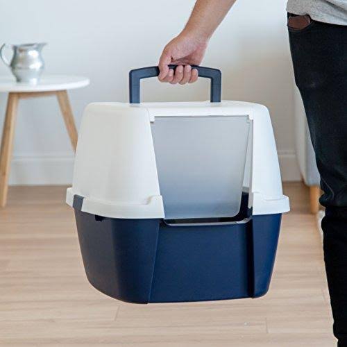 Navy Jumbo Cat Litter Box R5747