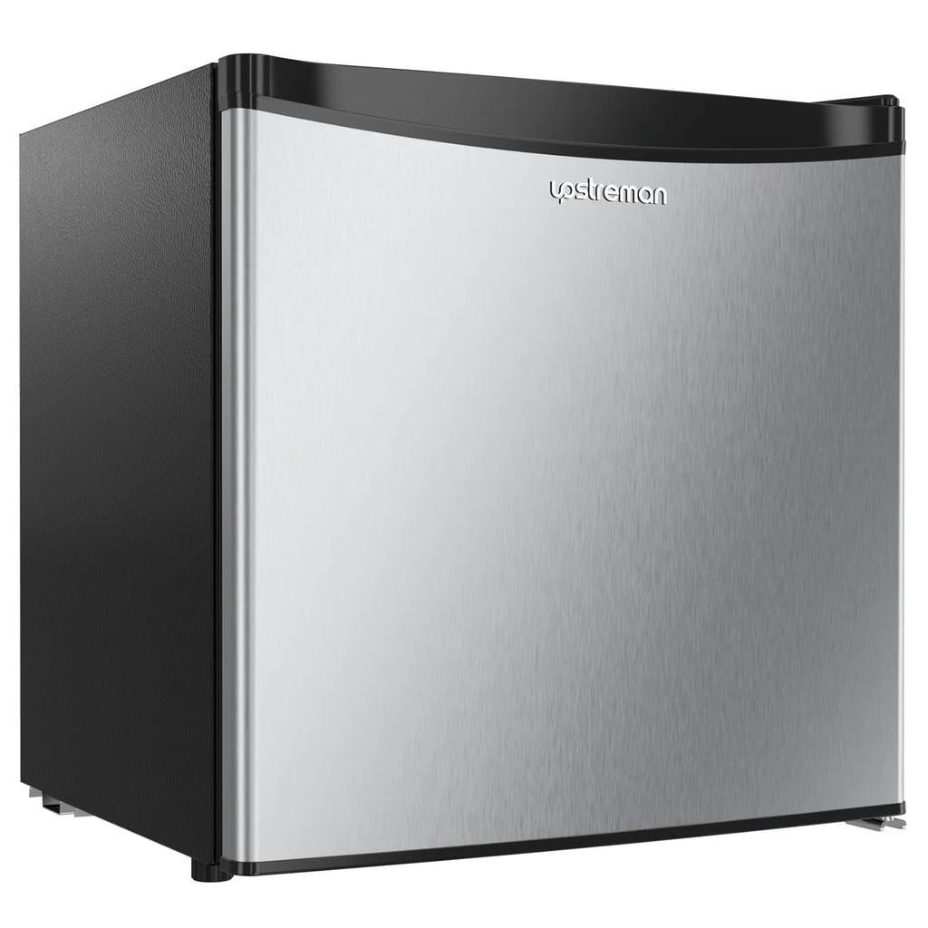 1.7 Cu.ft Mini Fridge with Freezer, Black Compact Refrigerator Z598