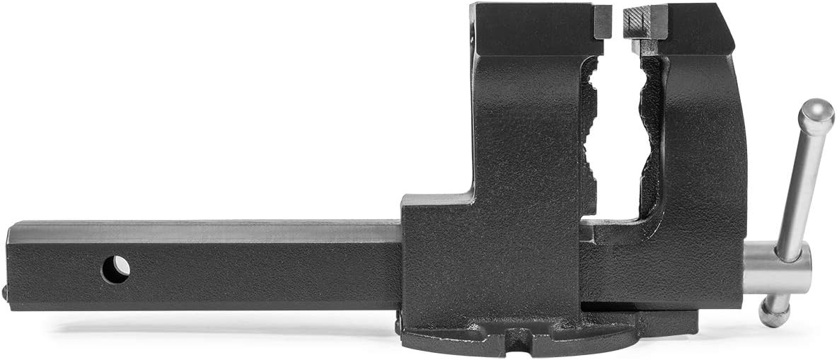 2-in-1 Tow Hitch Truck Vise 6" Bench Vise Grey T99572
