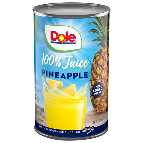 100% Pineapple Juice, 46 Ounce Cans (Pack of 6) G586