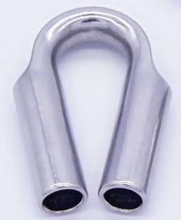 316 Stainless Steel Wire Rope Thimble 18mm 10-Pack S8056