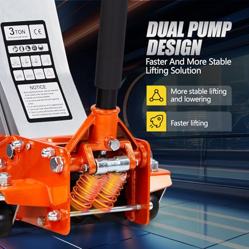 3 Ton Low Profile Floor Jack O389