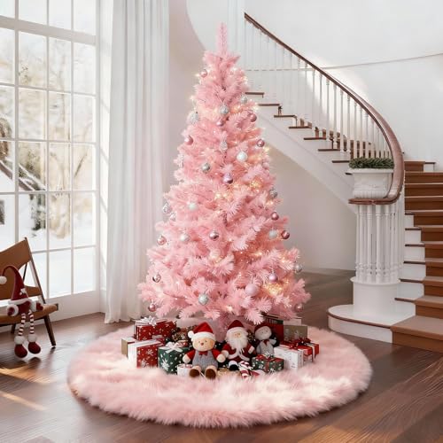 36 inch White Plush Velvet Tree Skirt H73115