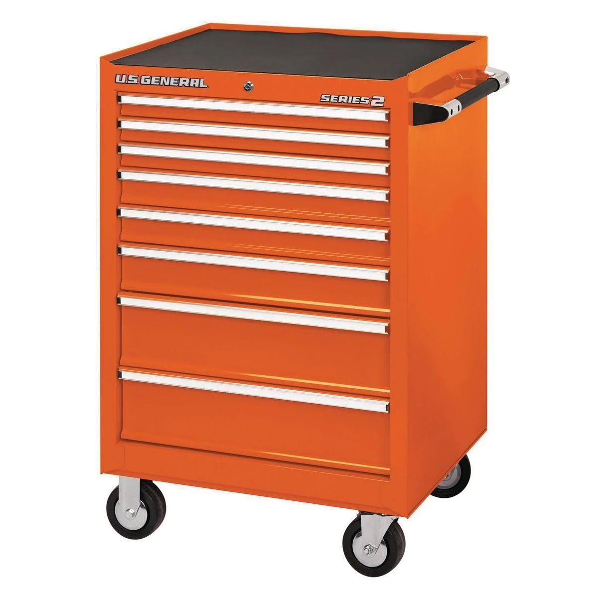 26 in. x 22 in. Orange Single Bank Roller Cabinet M8522