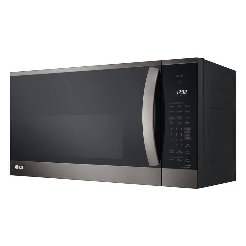 1.8 cu. ft. Black Stainless Steel Over the Range Microwave Oven H619