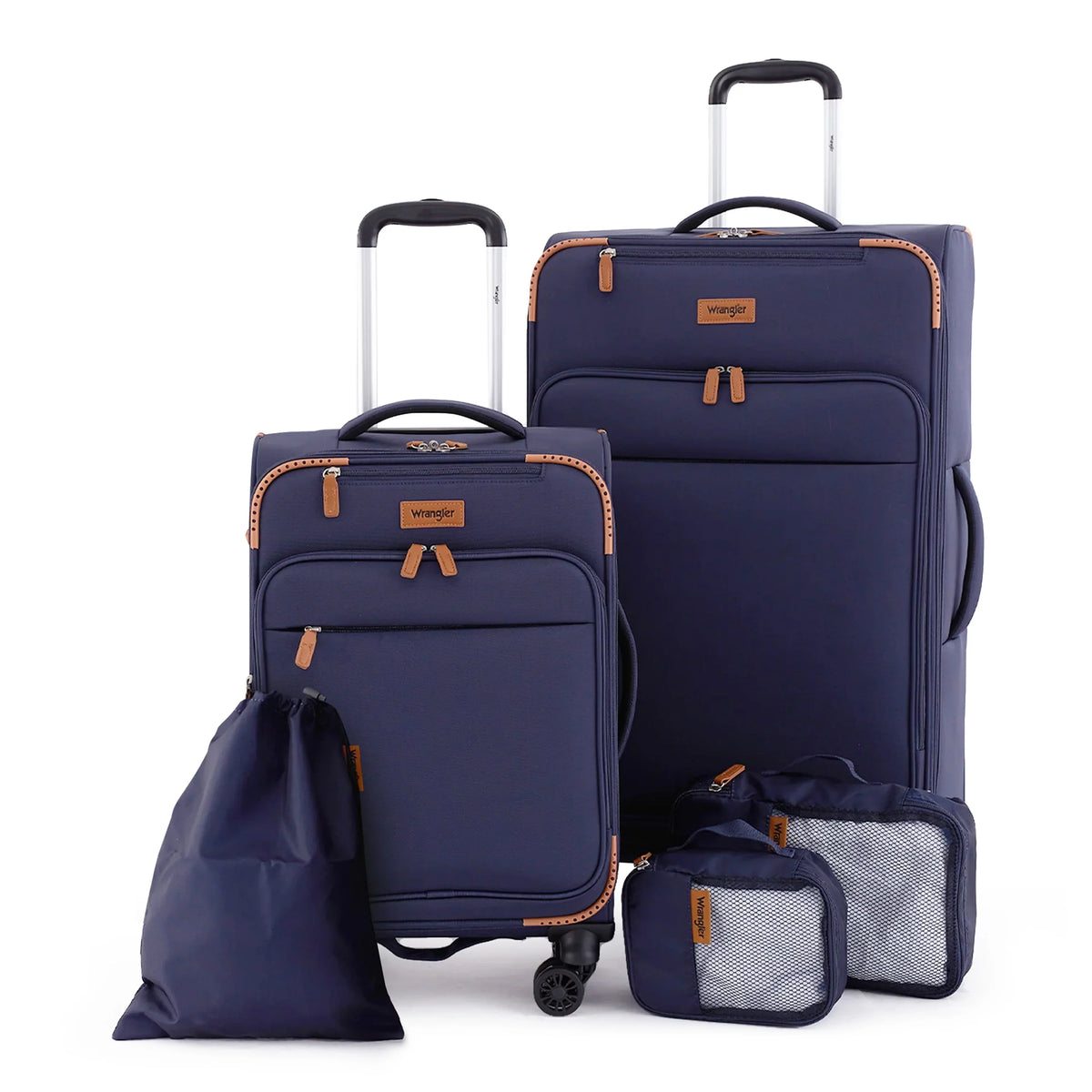 5pc Soft-side Spinner Travel Luggage Set H53650