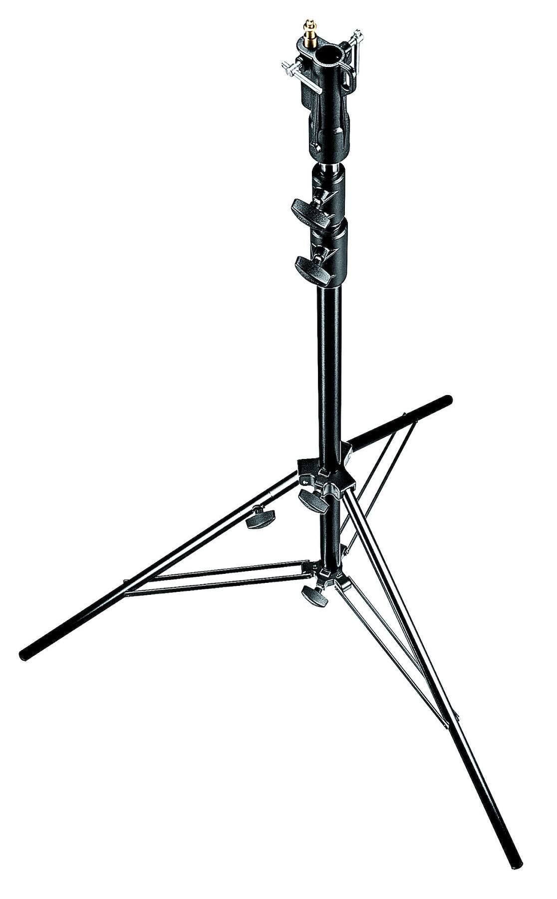 3 Section Aluminum Stand with Leveling Leg Black L33156