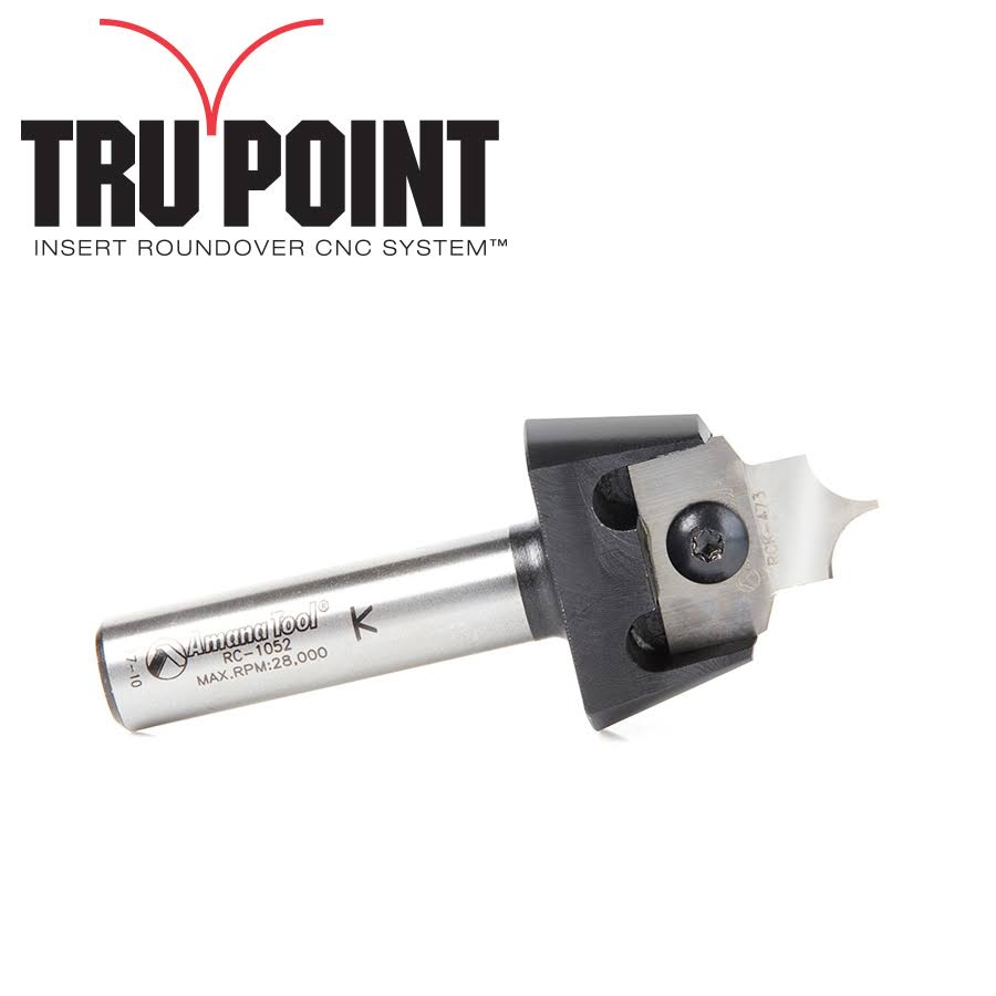 1/4 R x 7/8 D x 1/2 CH x 1/2 inch Shank Router Bit K34564