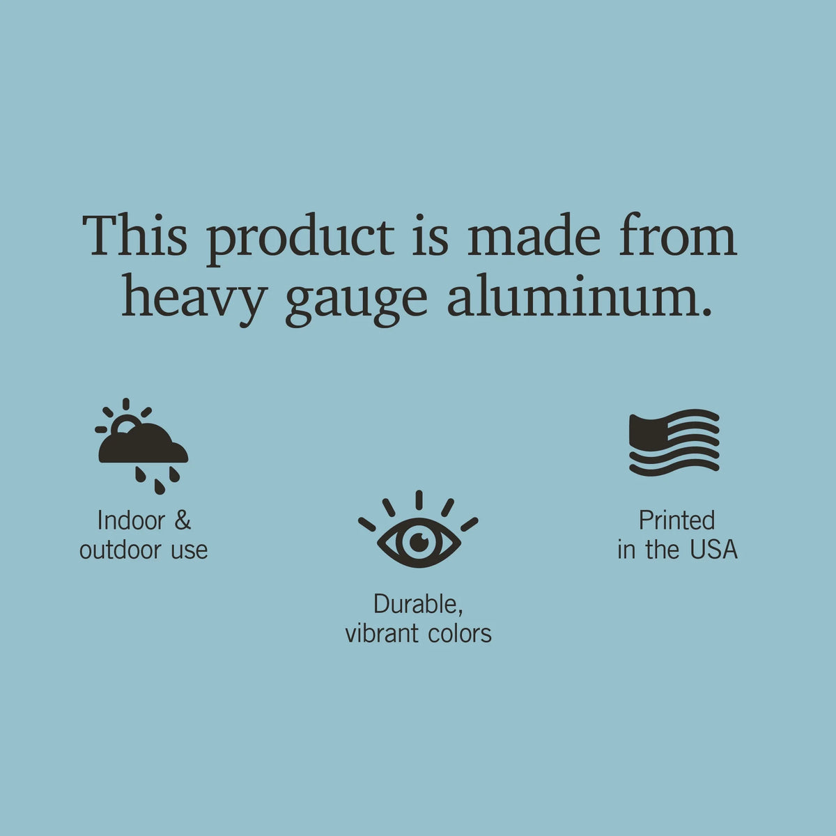 12x18 Aluminum Metal Sign Decor D142799