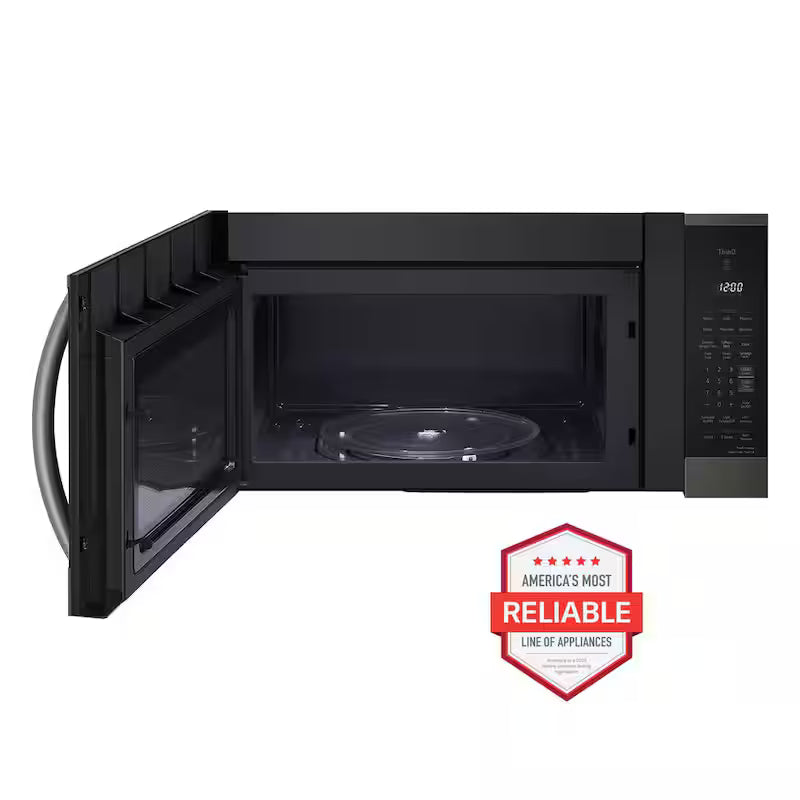 1.8 cu. ft. Black Stainless Steel Over the Range Microwave Oven H619