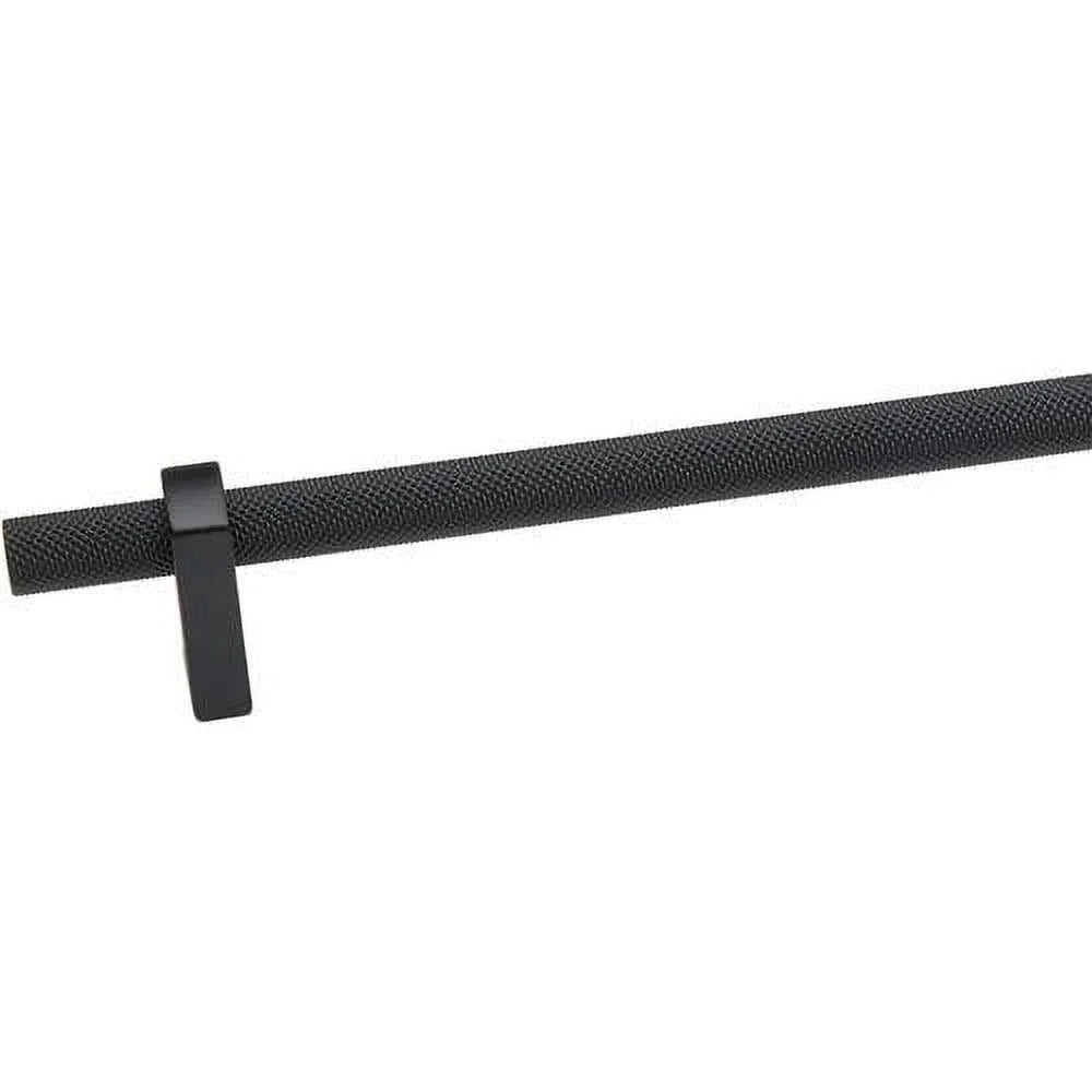 24" Center To Center Knurled Bar Appliance Pull Matte Black V593