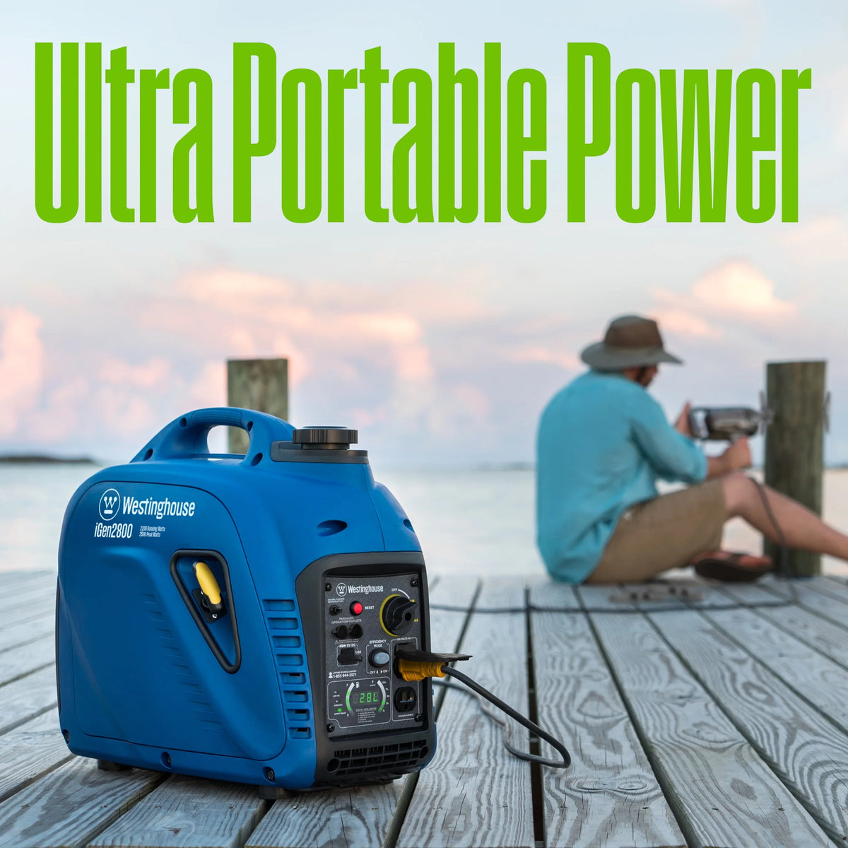 2800 Peak Watt Portable Gas Inverter Generator M437817