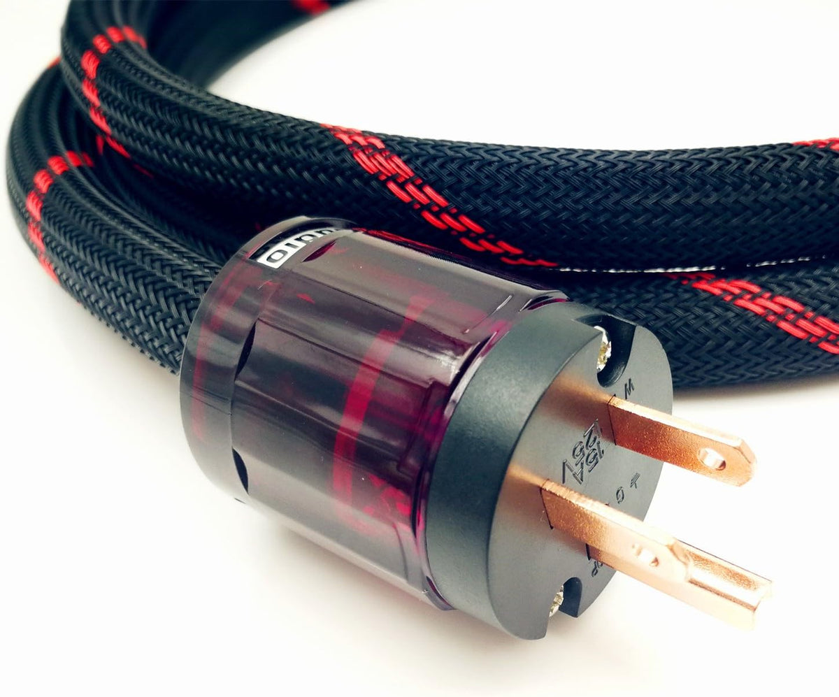 10 AWG HiFi Audio AC Power Cable Power Cord US Plug 6.6FT J708