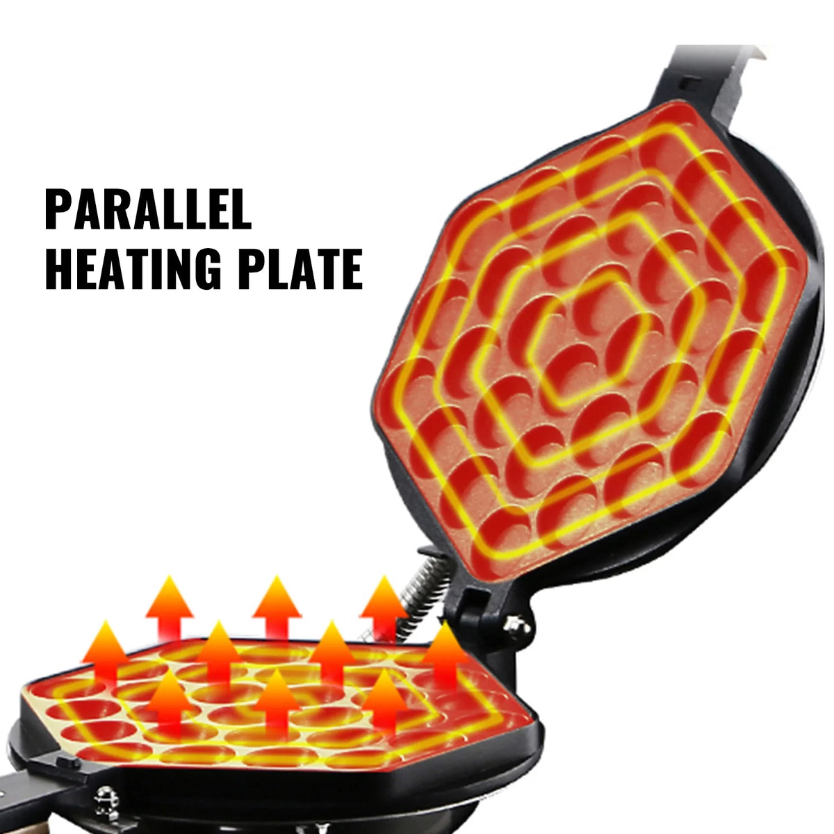 1400W Electric Nonstick Bubble Waffle Maker G540