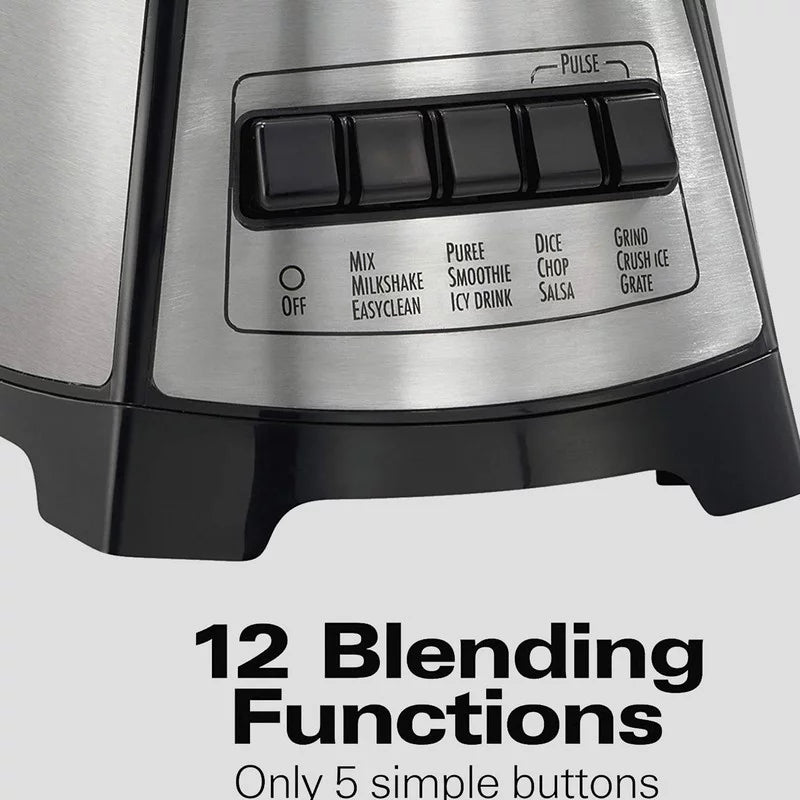 Countertop Blender with 40oz Glass Jar and Vegetable Chopper E73052