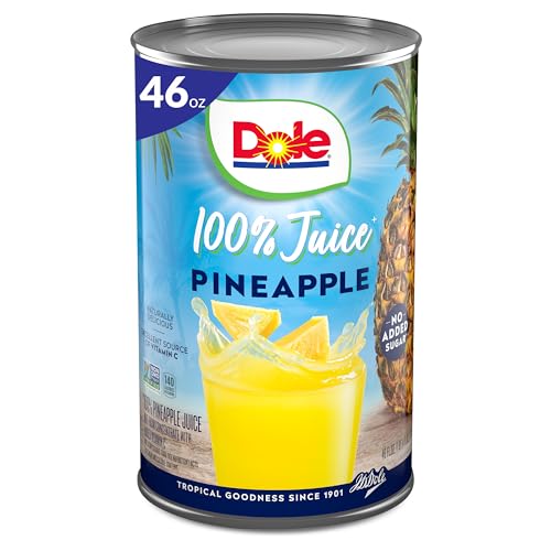 100% Pineapple Juice, 46 Ounce Cans (Pack of 6) G586
