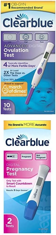 10 Ovulation Tests and 2 Pregnancy Tests Y3317