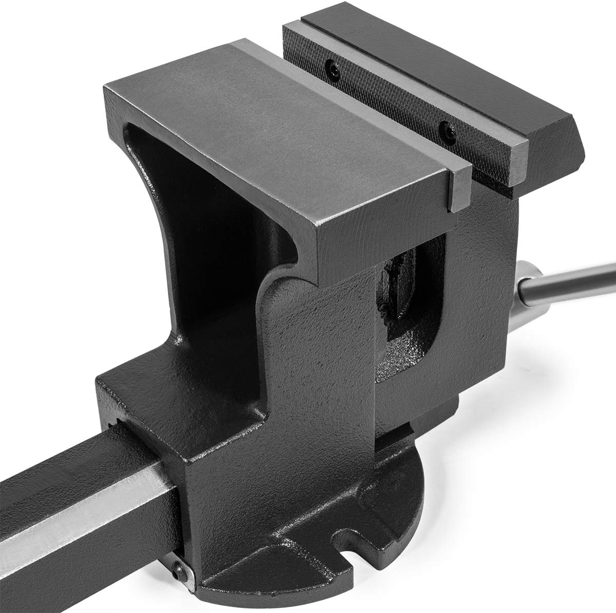 2-in-1 Tow Hitch Truck Vise 6" Bench Vise Grey T99572