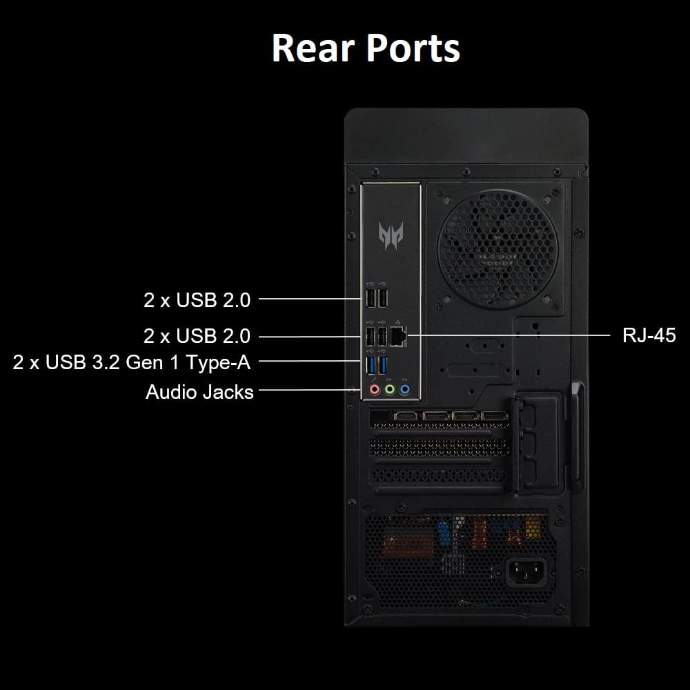 13th Gen Intel Core i7-13700F 16-Core NVIDIA GeForce RTX 3070 16GB DDR5 1TB PCIe Gen 4 SSD Gaming Desktop J406