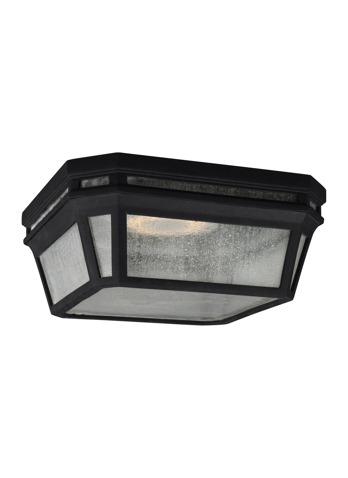 2 - Light Outdoor Flush Black Q5601
