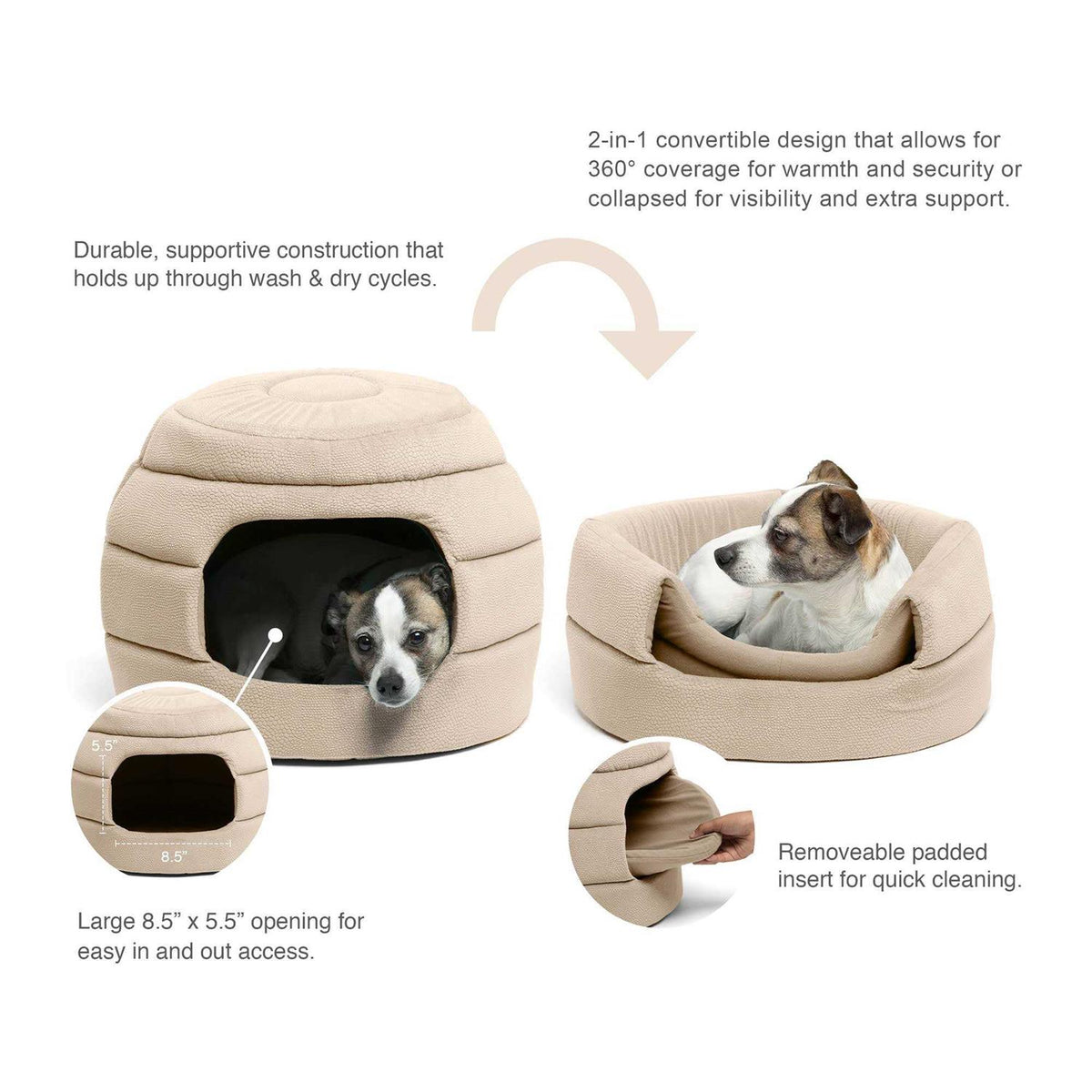 2-in-1 Honeycomb Hut-Cuddler R56908
