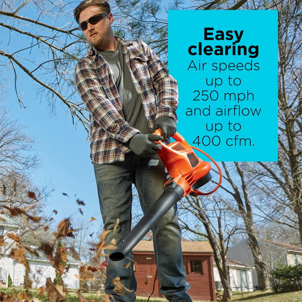 3-In-1 Electric Leaf Blower, Leaf Vacuum, Mulcher D49991