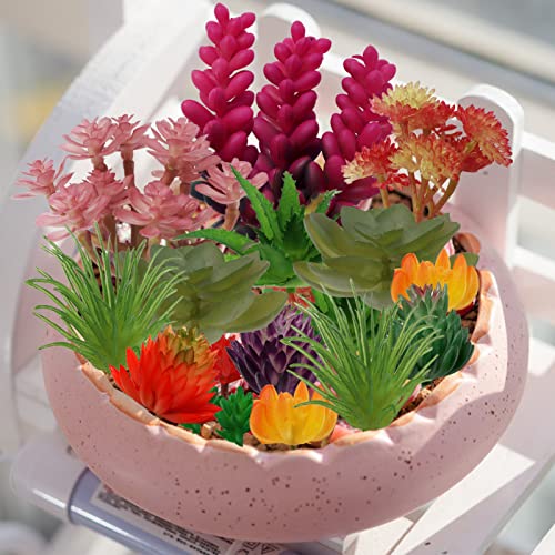 22pcs Green Artificial Succulents D953700