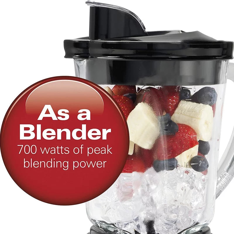 Countertop Blender with 40oz Glass Jar and Vegetable Chopper E73052