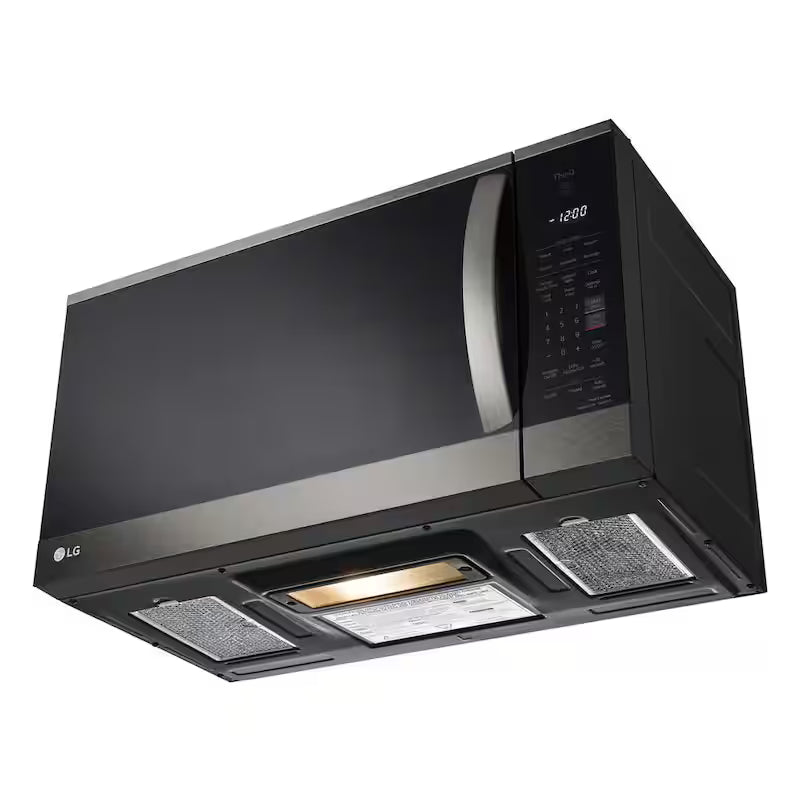 1.8 cu. ft. Black Stainless Steel Over the Range Microwave Oven H619