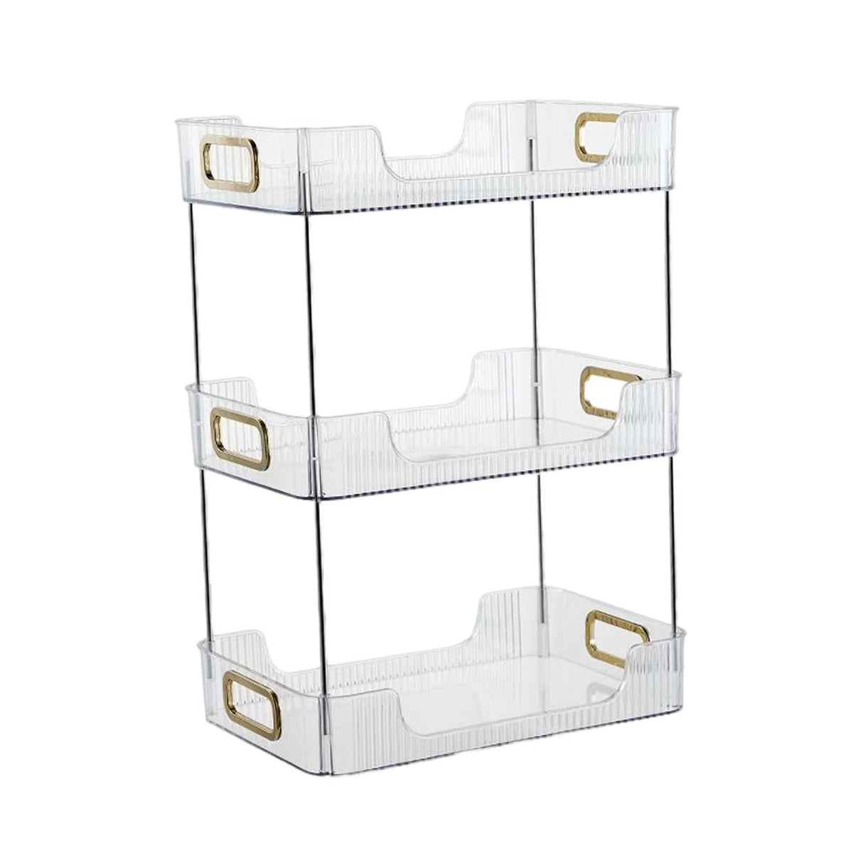 3 Tier Corner Shelf Rack with Handles X133290