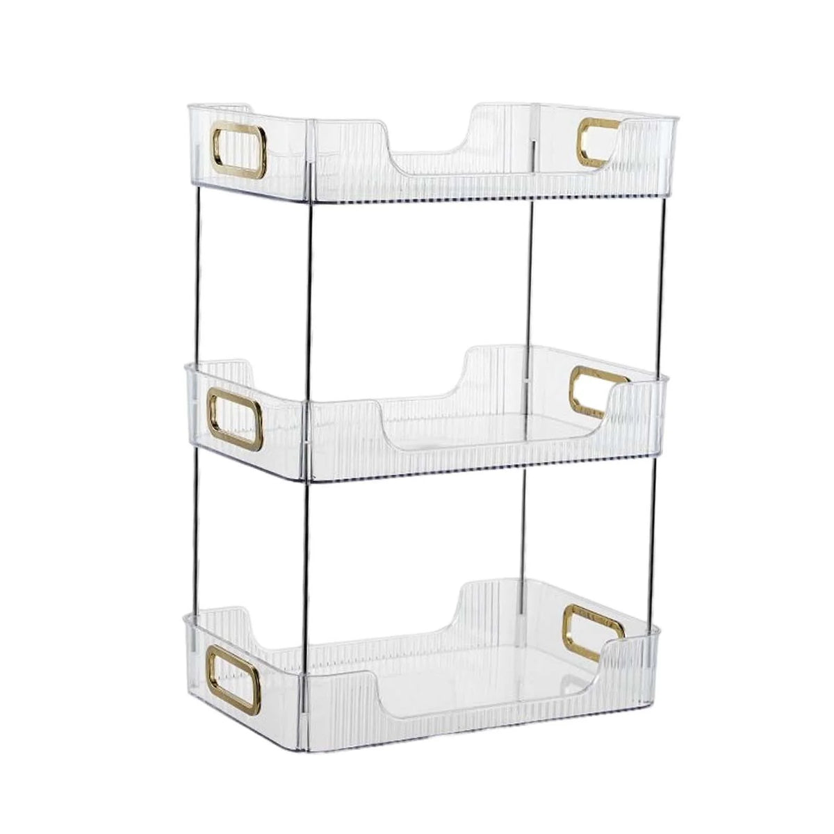 3 Tier Corner Shelf Rack with Handles X133290