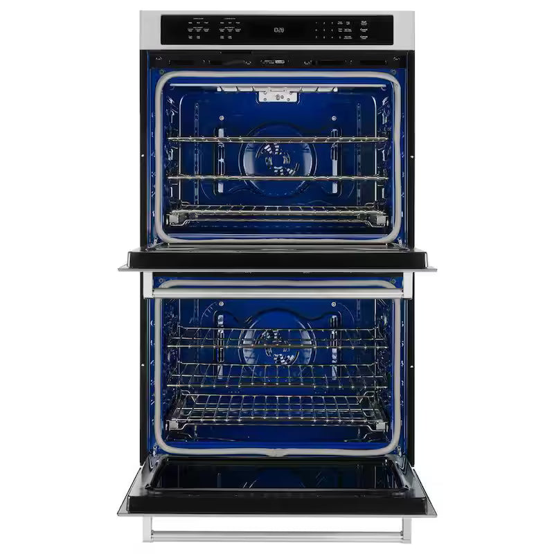 27 in. Double Electric Wall Oven Self-Cleaning with Convection in Stainless Steel C437