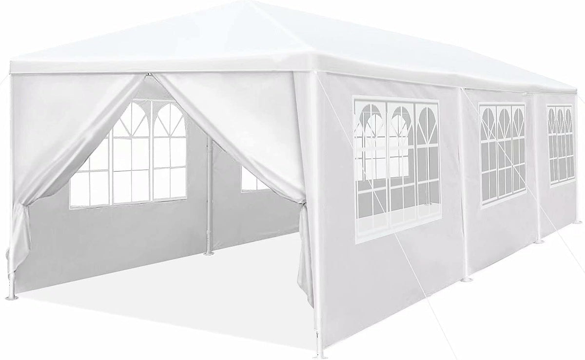 10'x30' Heavy Duty Canopy Tent with 6 Removable Side Walls G701937