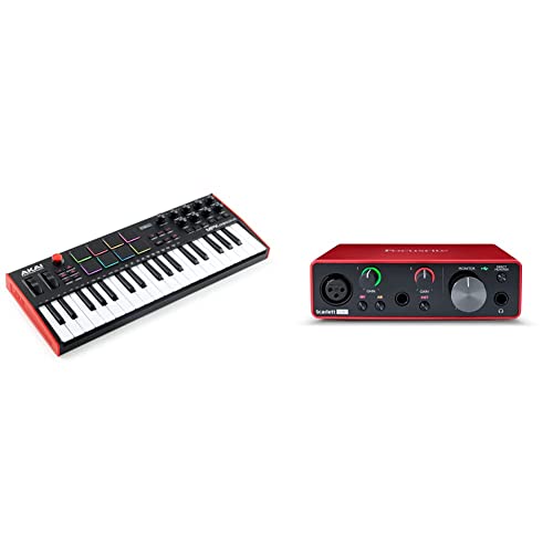37 Mini Keys USB MIDI Keyboard Controller with 8 MPC Pads F811
