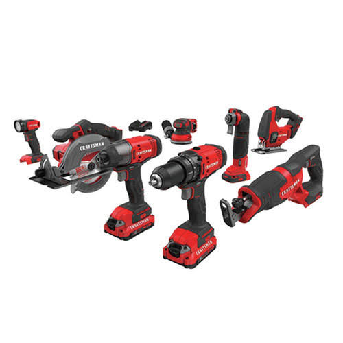 20V Cordless 8-Tool Combo Kit (2 Ah) Q79348