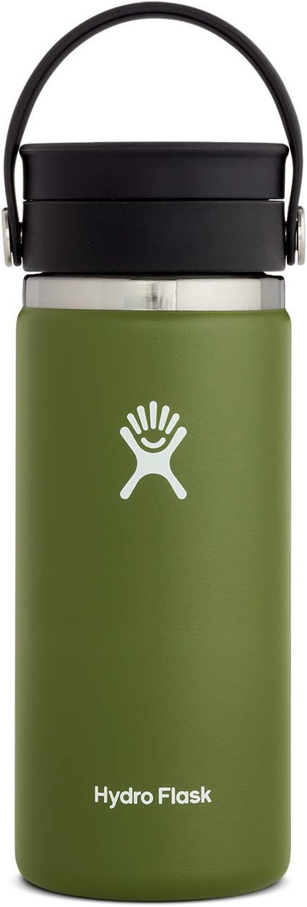 16 oz Wide Mouth Bottle with Flex Sip Lid Olive S66601