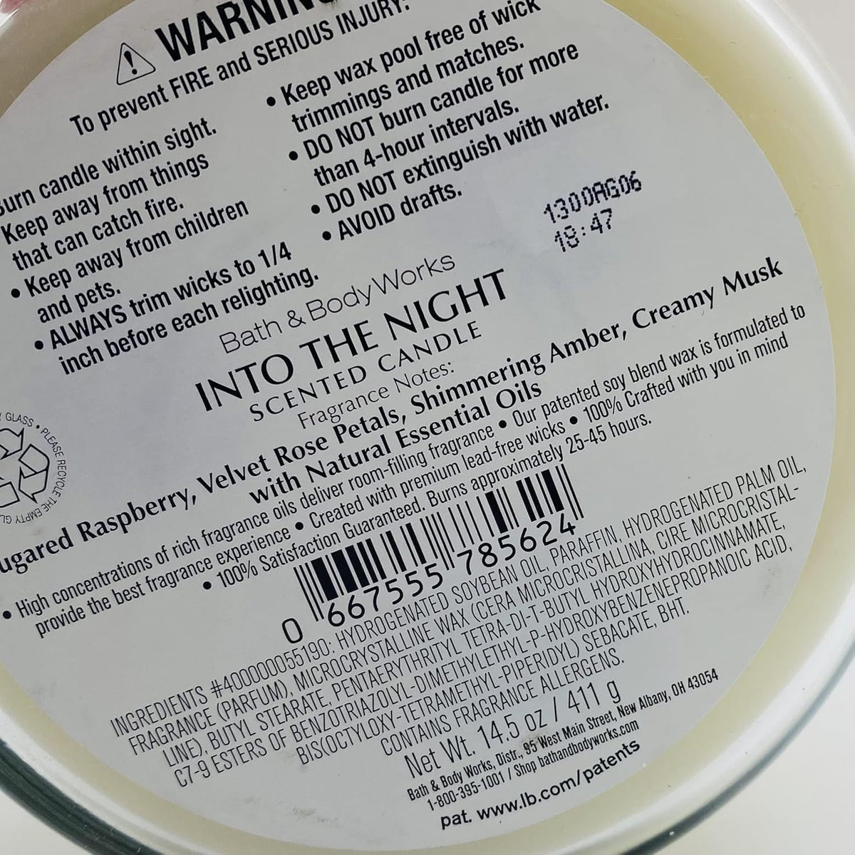 14.5oz 3 Wick Candle F399295