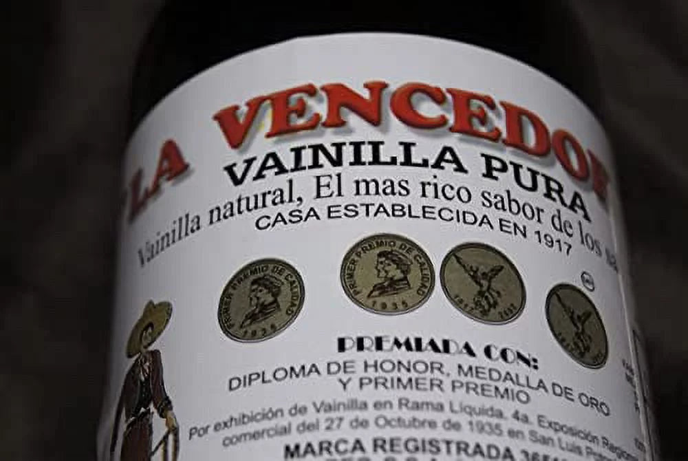 31oz Pure Mexican Vanilla Extract 2 Glass Bottles J9286