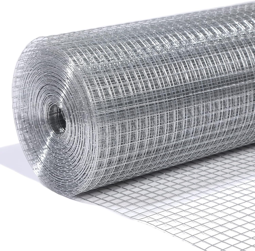 1/2inch Galvanized Hardware Cloth 24" x 100' 19 Gauge Chicken Wire Mesh Roll I407168