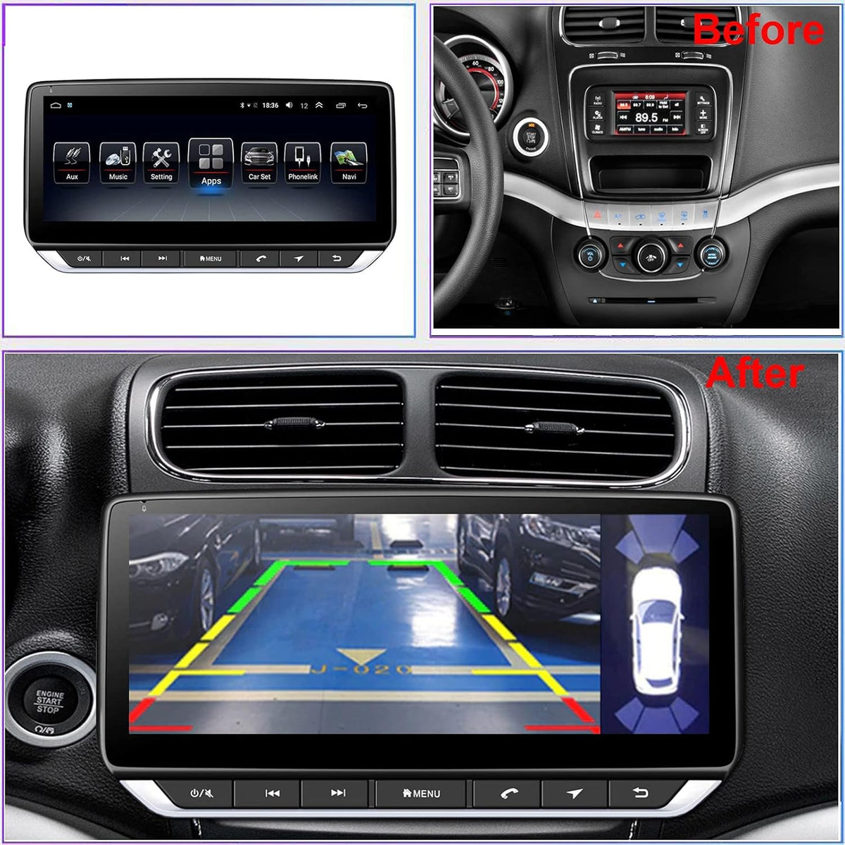 10.25inch Touch Screen Radio Replacement with Wireless Carplay Android Auto U61452