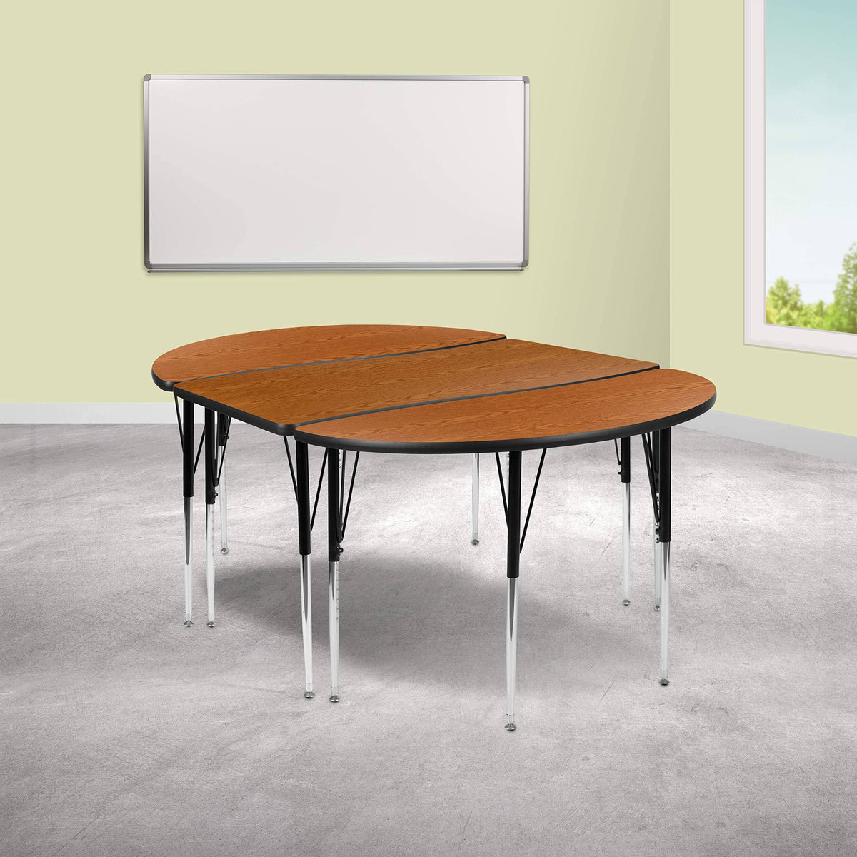 3 Piece Oak Laminate Activity Table Set M89564