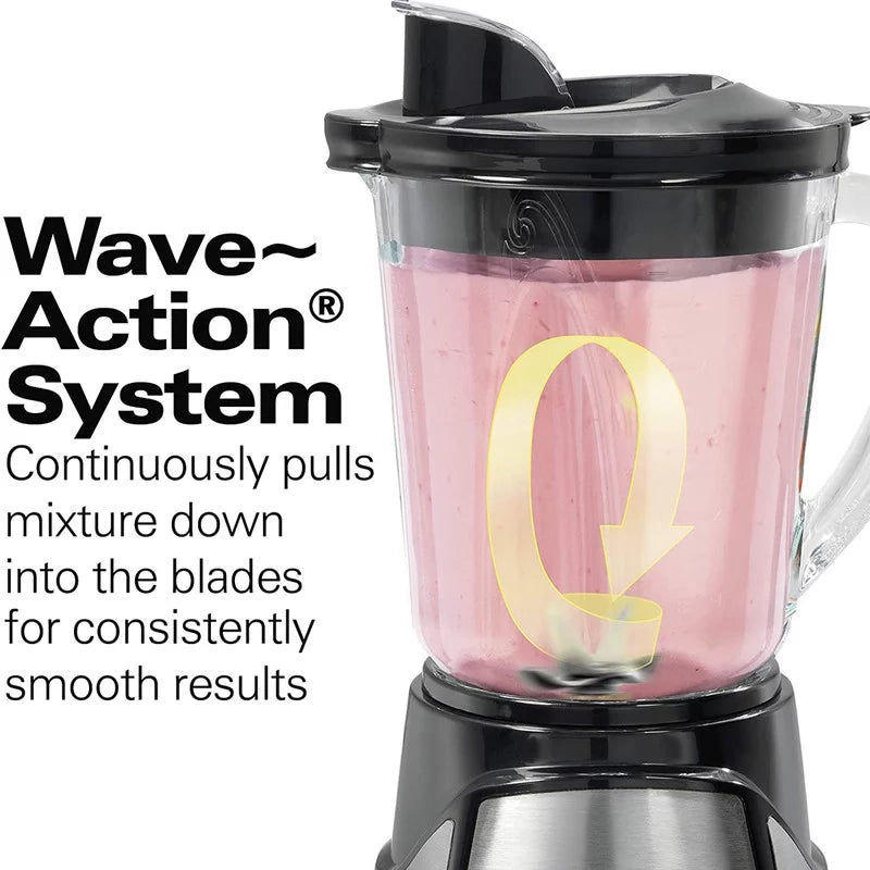 Countertop Blender with 40oz Glass Jar and Vegetable Chopper E73052