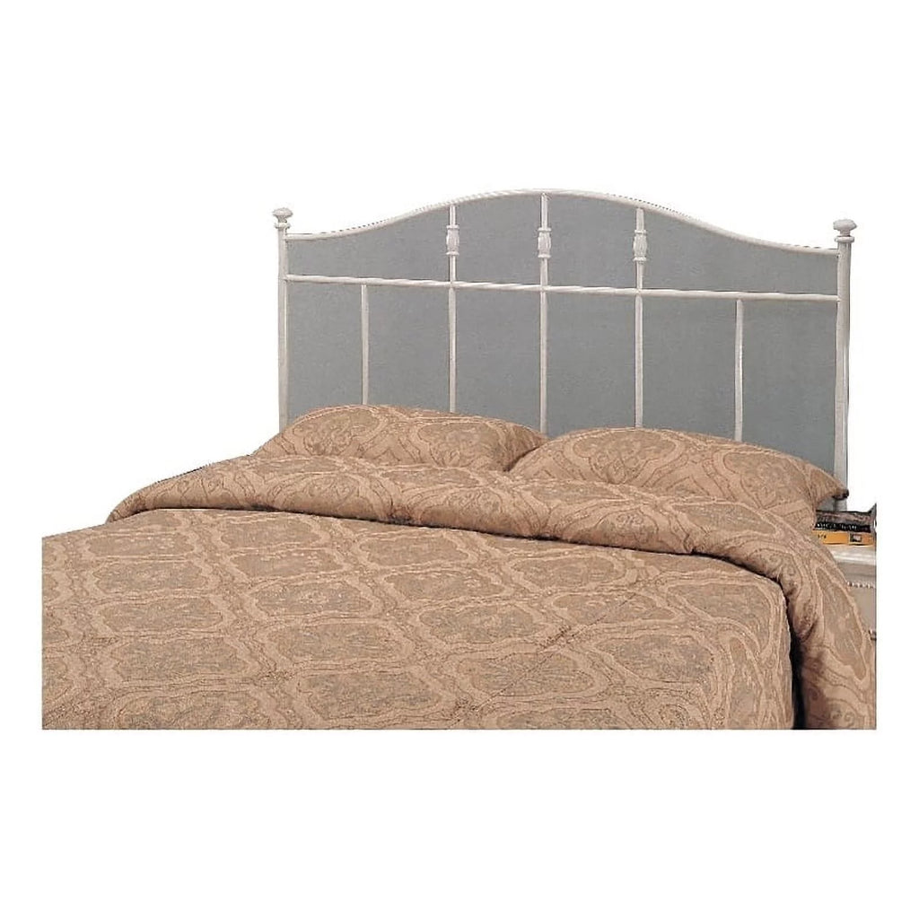 White Metal Full Queen Spindle Headboard F200139