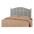 White Metal Full Queen Spindle Headboard F200139